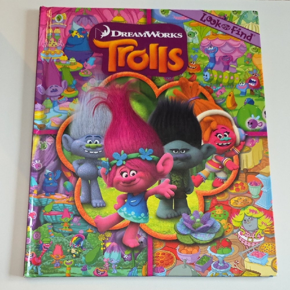 DreamWorks Trolls Look and Find Book - Vibrant Colors